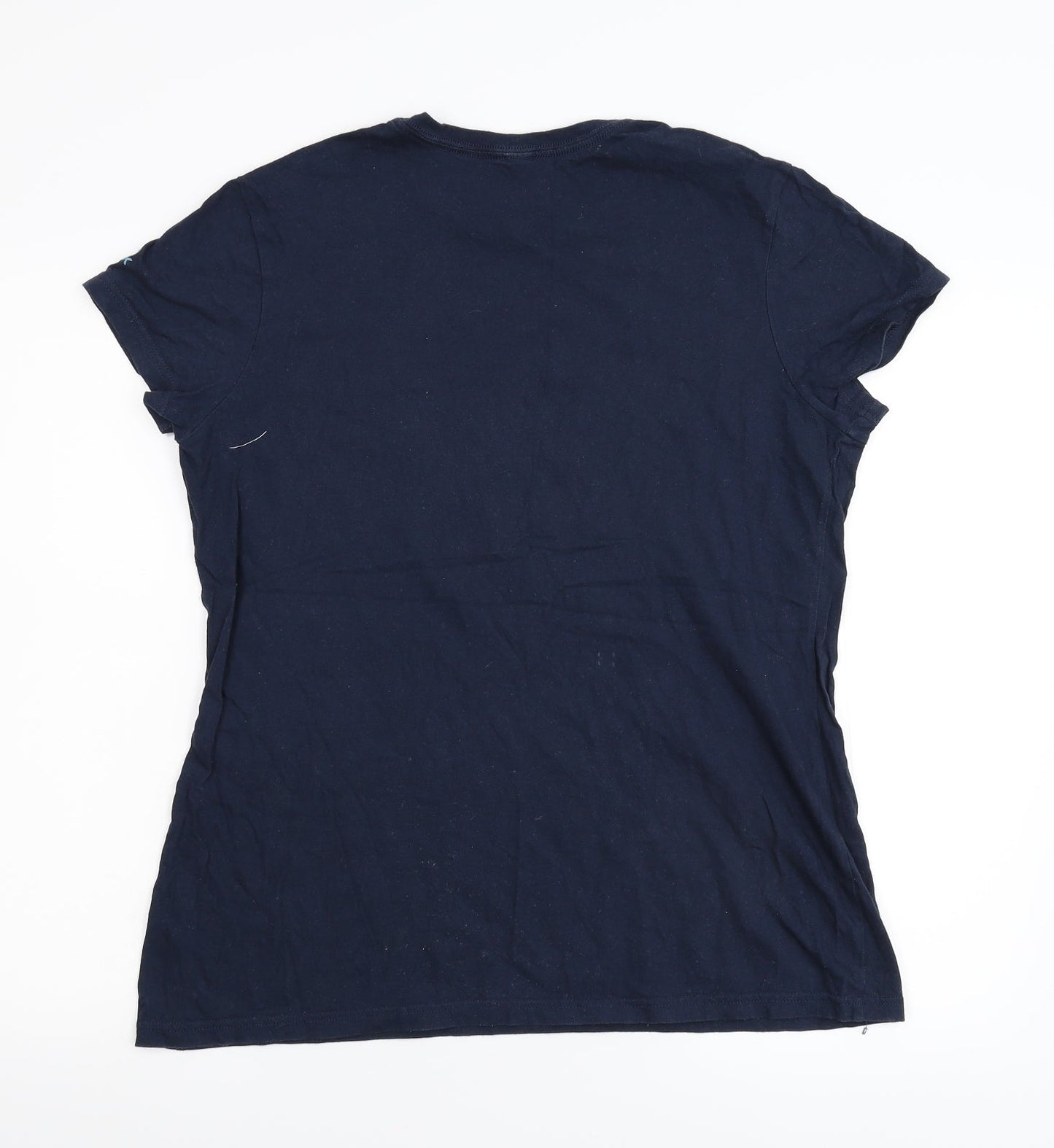 Reebok Mens Blue Flannel T-Shirt Size S