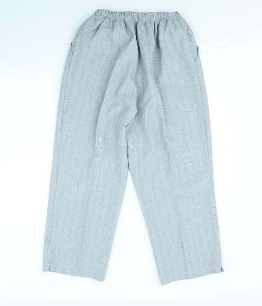 Preworn Womens Grey Trousers Size L L29 in