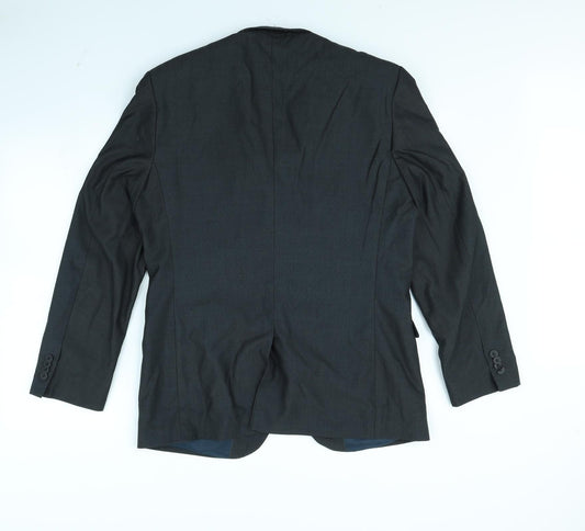 Preworn Mens Blue Jacket Blazer Size 40 - shoulder pads
