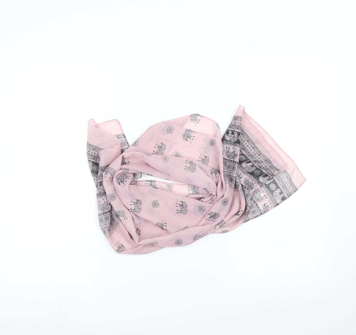 Preworn Womens Pink Scarf