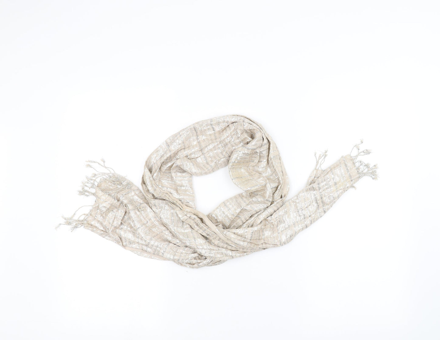 Preworn Womens White Scarf