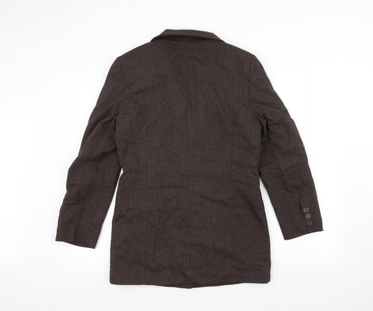 Preworn Womens Brown Jacket Size 8