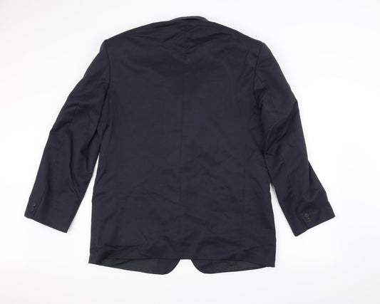 Preworn Mens Blue Jacket Suit Jacket Size 42