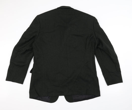 Preworn Mens Green Jacket Suit Jacket Size 40