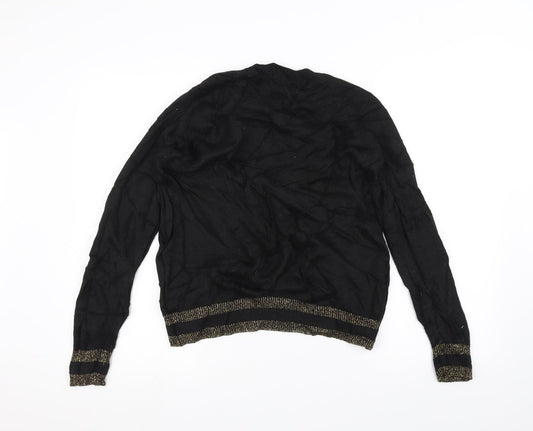 H&M Womens Black Pullover Jumper Size S
