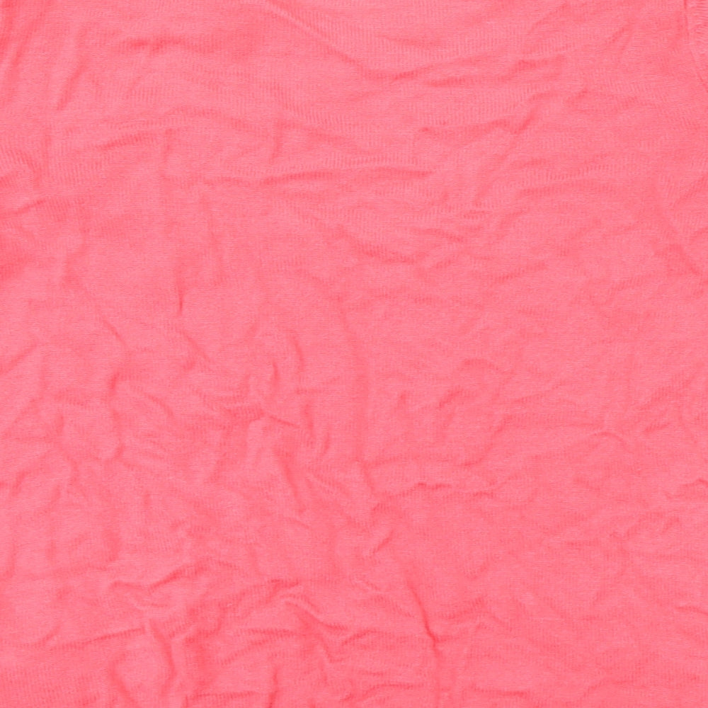 Marks & Spencer Womens Pink Jersey T-Shirt Size 8