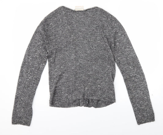 Offshoot Womens Grey Cardigan Jumper Size S