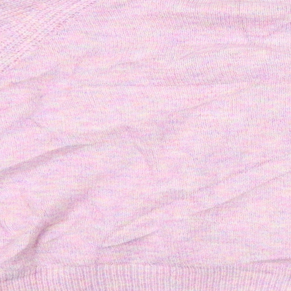 m&s Womens Pink Knit Pullover Jumper Size S