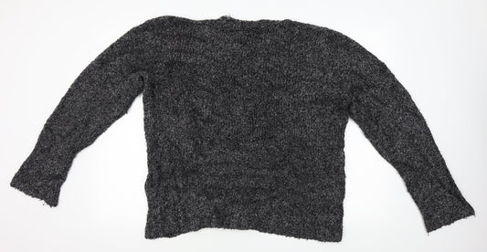 ASOS Womens Black Knit Pullover Jumper Size XL
