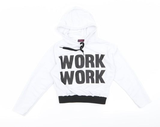Preworn Womens Grey Pullover Hoodie Size S