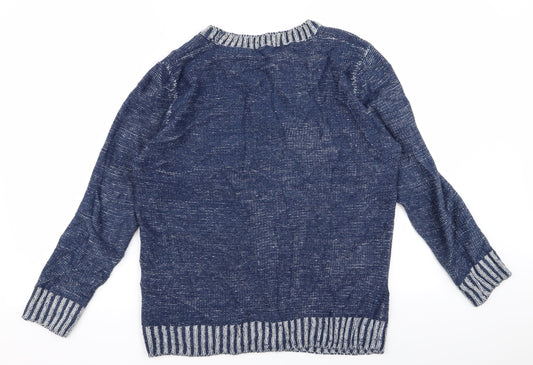 qed Womens Blue Pullover Jumper Size XL