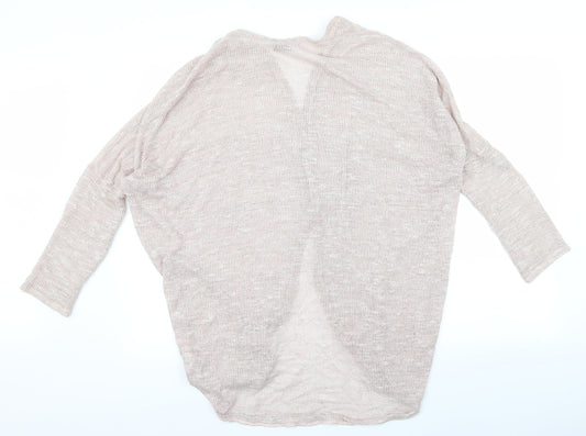 Miss Selfridge Womens Beige Cardigan Jumper Size 12