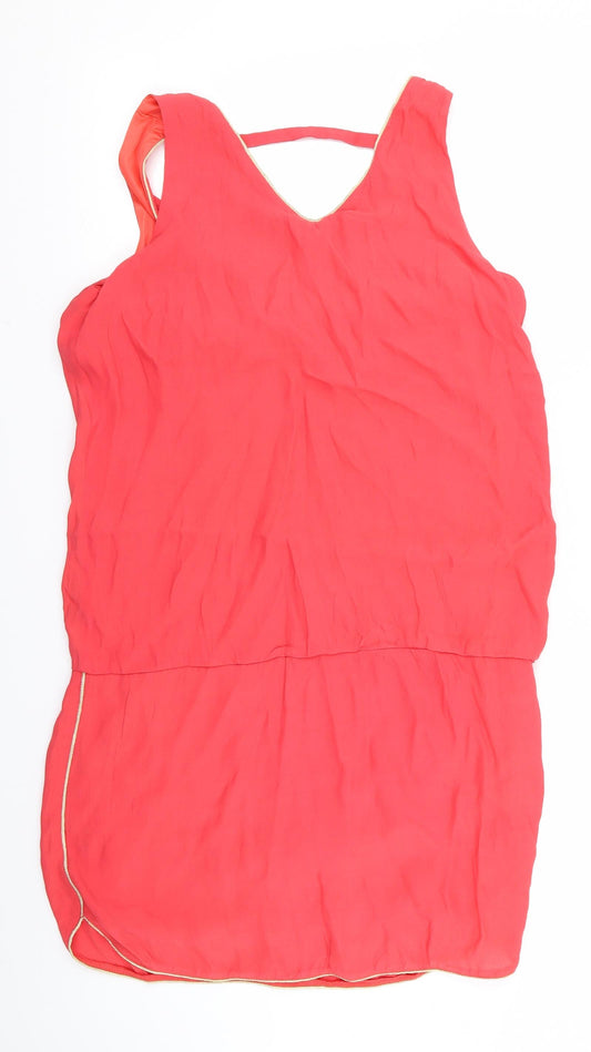 promoo Womens Red Bodysuit One-Piece Size 12