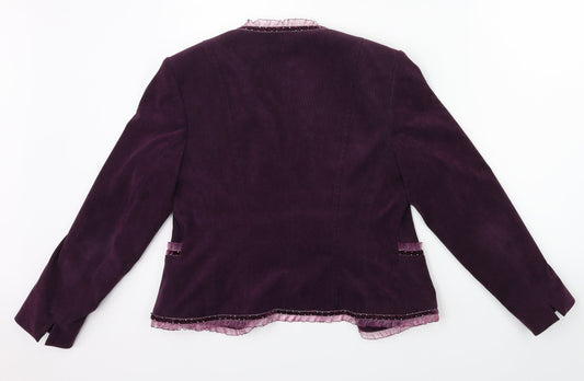 Gerry Weber Womens Purple Jacket Blazer Size 36