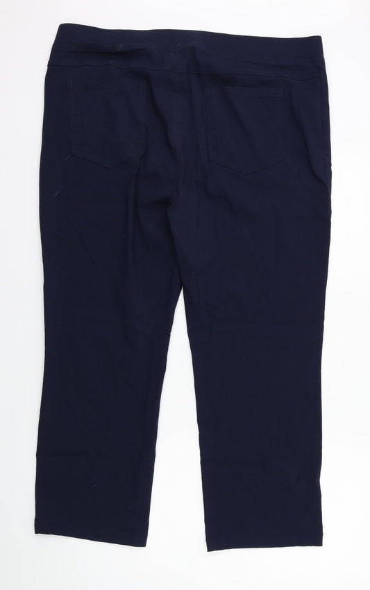 Cotton Traders Womens Blue Jegging Leggings