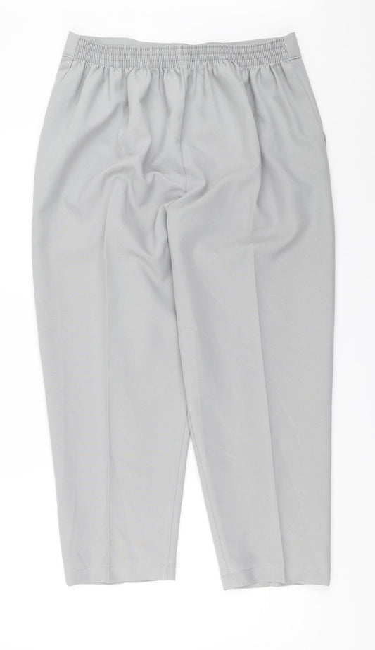 Preworn Womens Grey Trousers Size 30 in L23 in