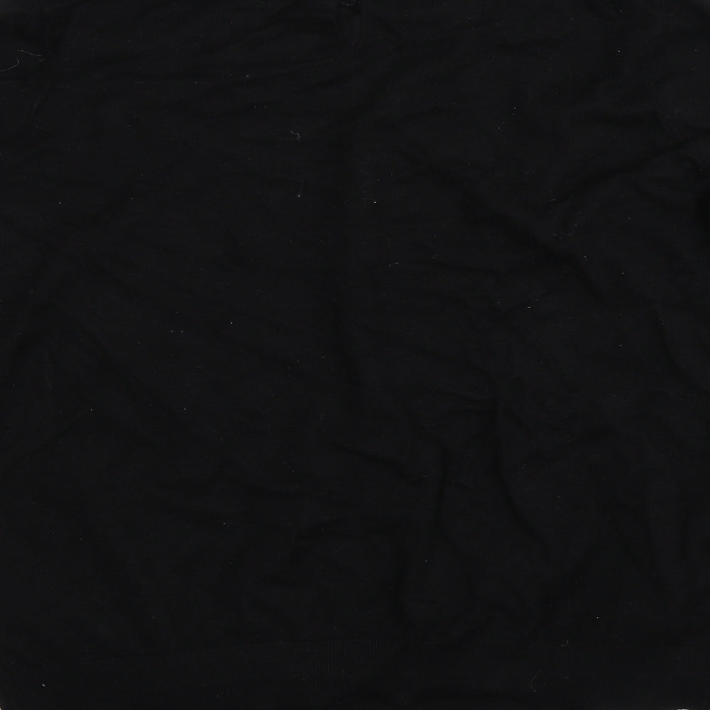 Soon Womens Black Floral Pullover Jumper Size 18