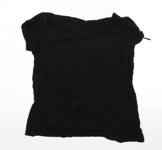 Divided Womens Black Basic T-Shirt Size S