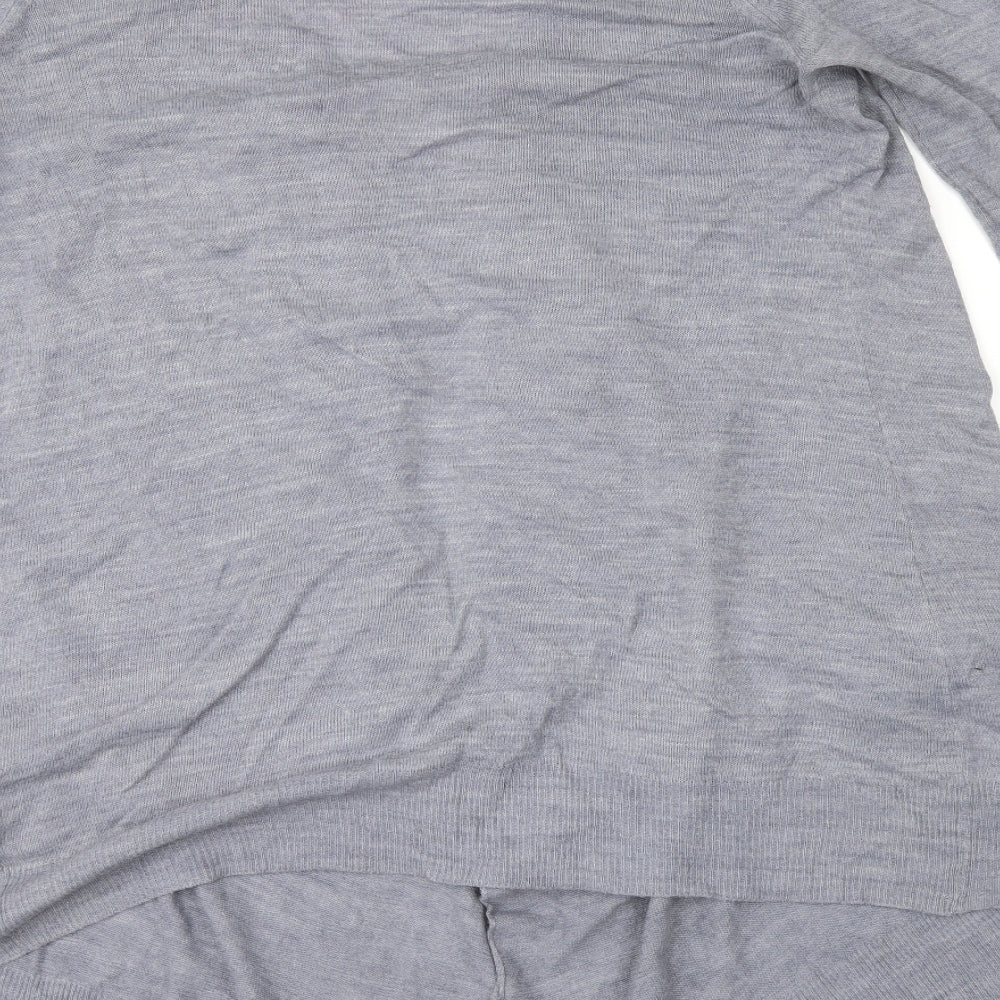 Marrisota` Womens Grey Cardigan Jumper Size 16