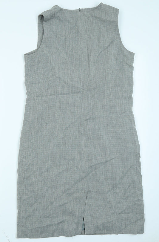 NEXT Womens Grey Pencil Dress Size 12