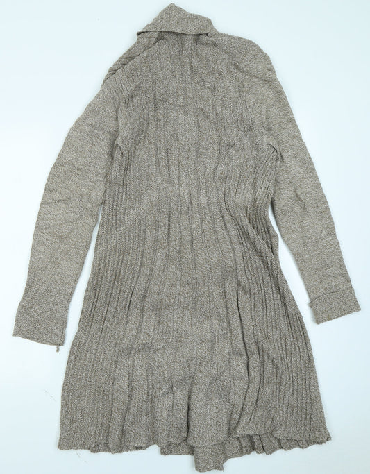 Sky Womens Brown Cardigan Jumper Size S