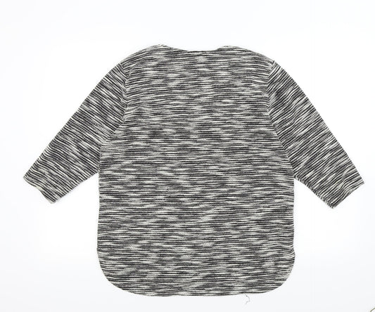 H&M Womens Black Basic T-Shirt Size S