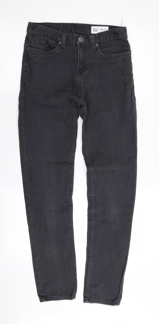 denim and co Mens Grey Skinny Jeans Size 28 in L32 in