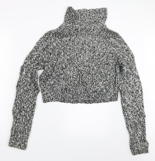 H&M Womens Black Knit Pullover Jumper Size S