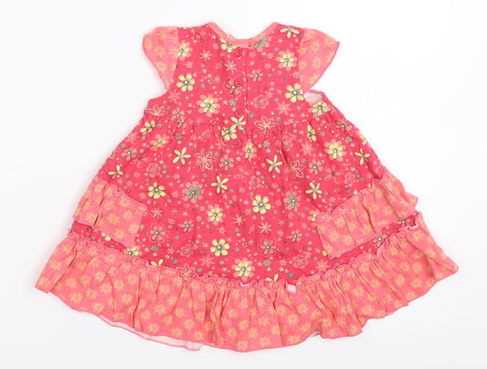 Matalan Girls Pink Fit & Flare Size 3-6 Months