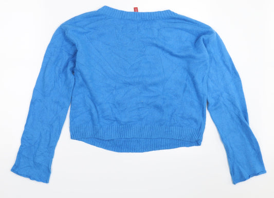 H&M Womens Blue Pullover Jumper Size 38