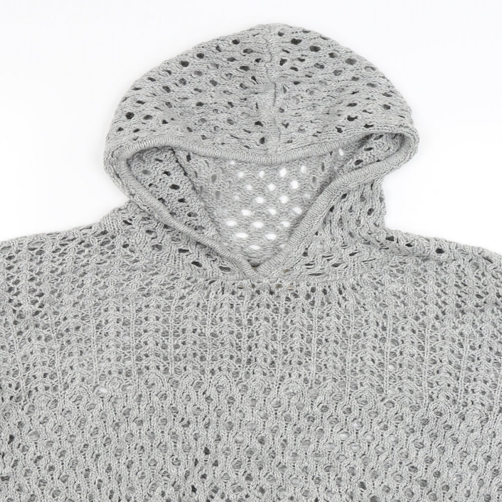 Hollister Womens Grey Pullover Hoodie Size S