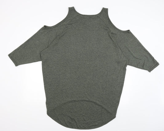 Apricot Womens Green Basic T-Shirt Size 10