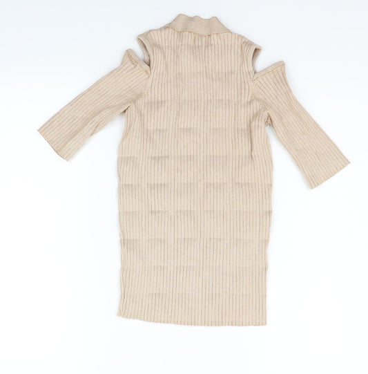 River Island Womens Beige Pullover Jumper Size 10