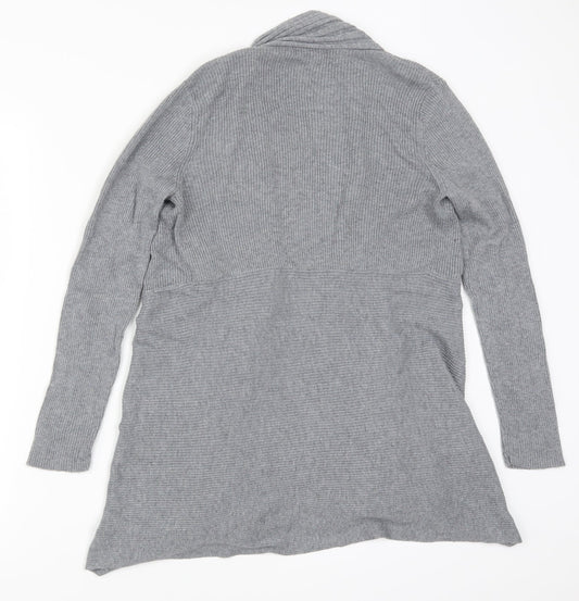 Savoir Womens Grey Knit Cardigan Jumper Size 10