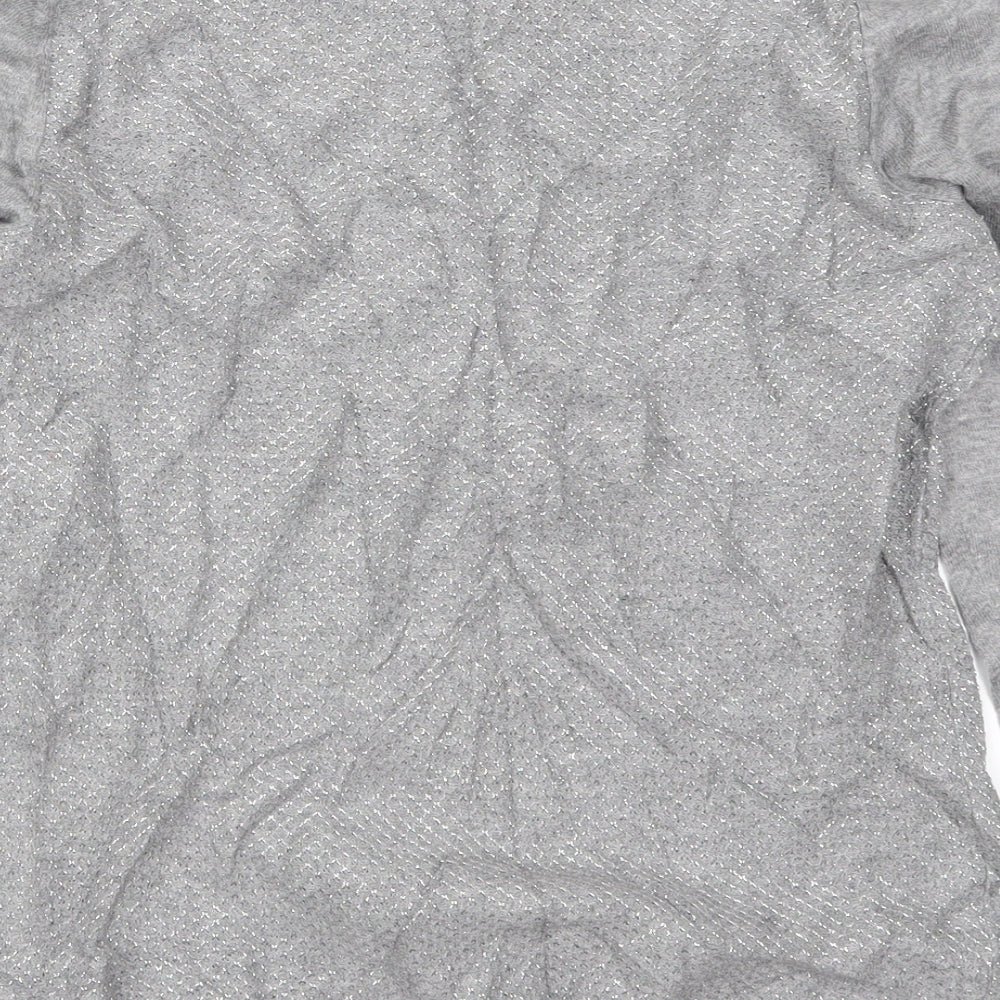 NEXT Womens Grey Knit Pullover Jumper Size 14