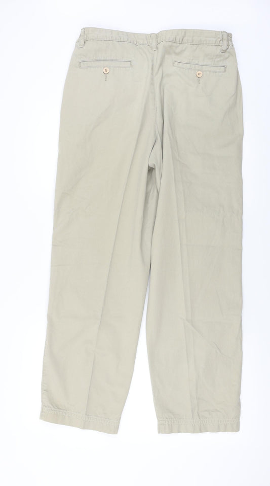 Easy Womens Beige Straight Jeans Size 32 in L32 in