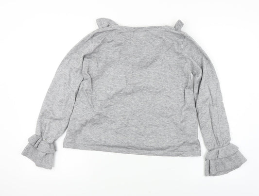 JCL Womens Grey Pullover Jumper Size M