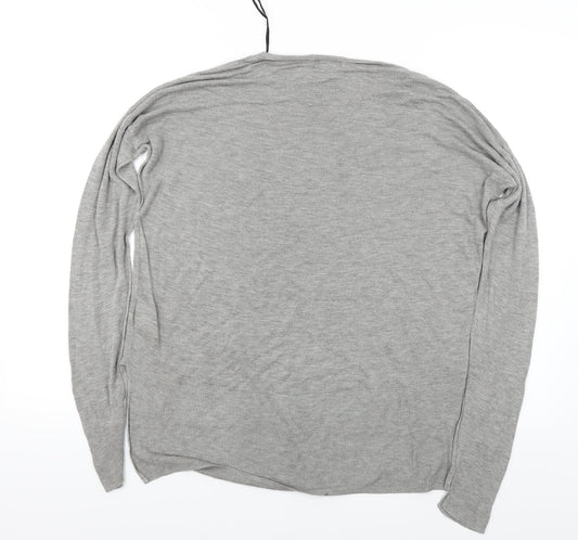 H&M Womens Grey Pullover Jumper Size M