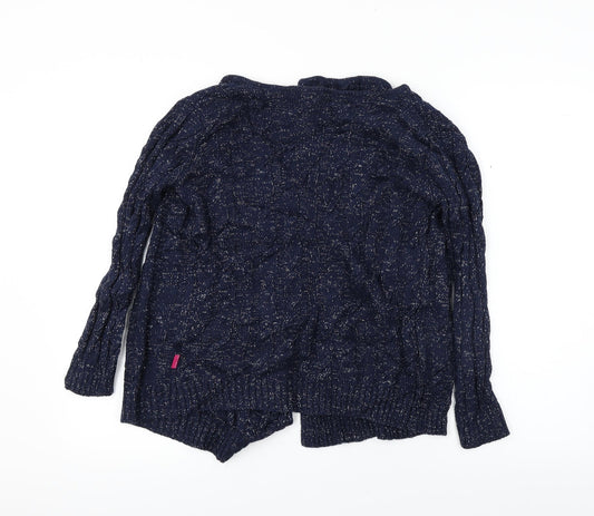 Nutmeg Girls Blue Cardigan Jumper Size 10 Years