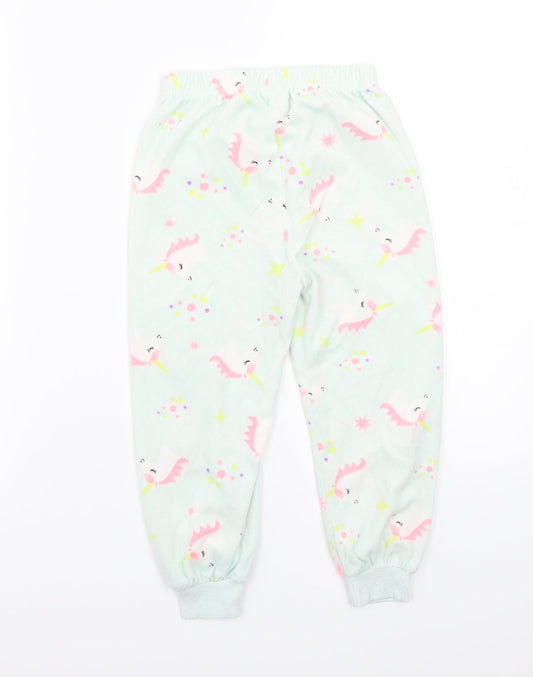 Primark Girls Green Capri Pyjama Pants Size 3-4 Years