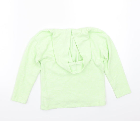 St Bernard Girls Green Pullover Hoodie Size 4-5 Years