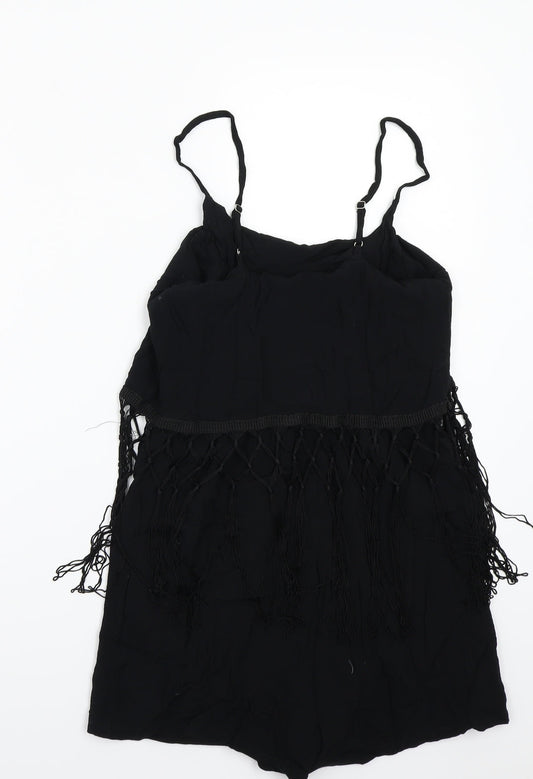 Newlook Womens Black Playsuit One-Piece Size 8