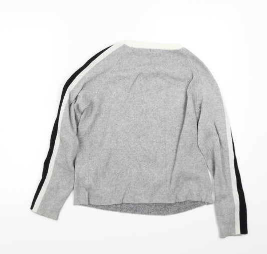 Primark Boys Grey Pullover Jumper Size 13 Years