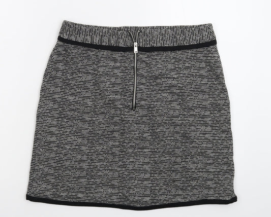 Papaya Womens Grey Mini Skirt Size 10