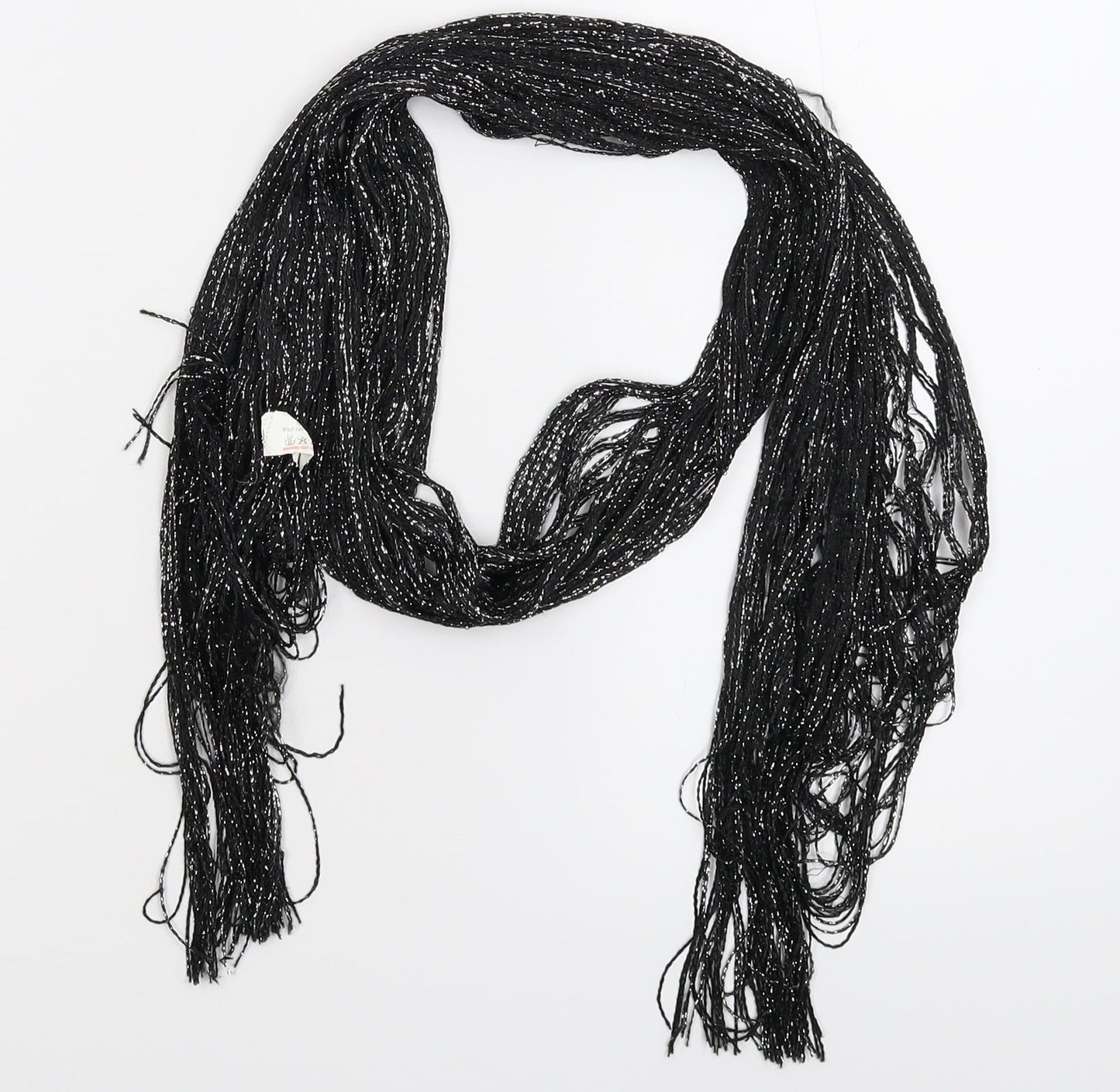 Preworn Womens Black Shawl/Wrap