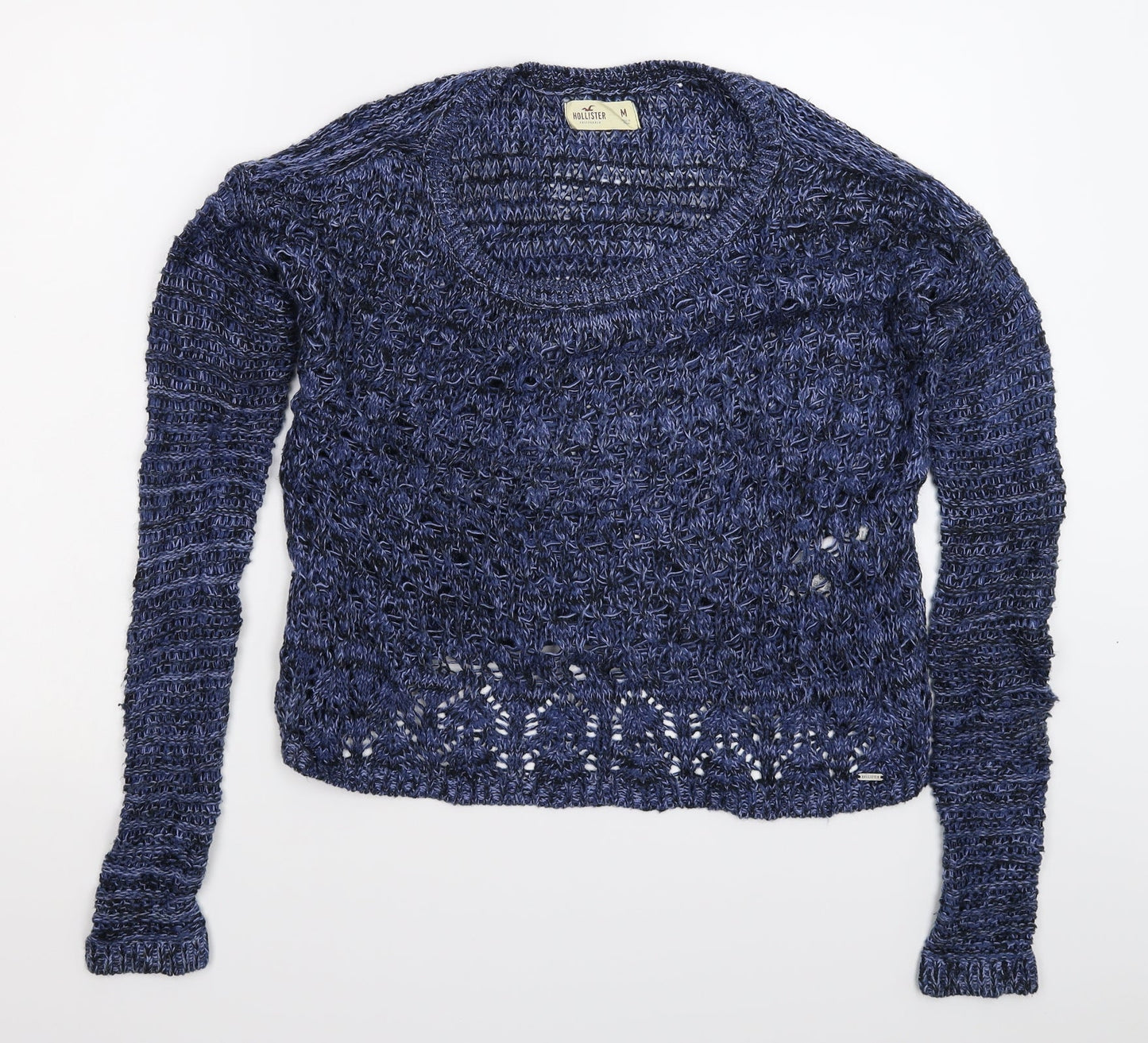 Hollister Womens Blue  Knit Pullover Jumper Size M