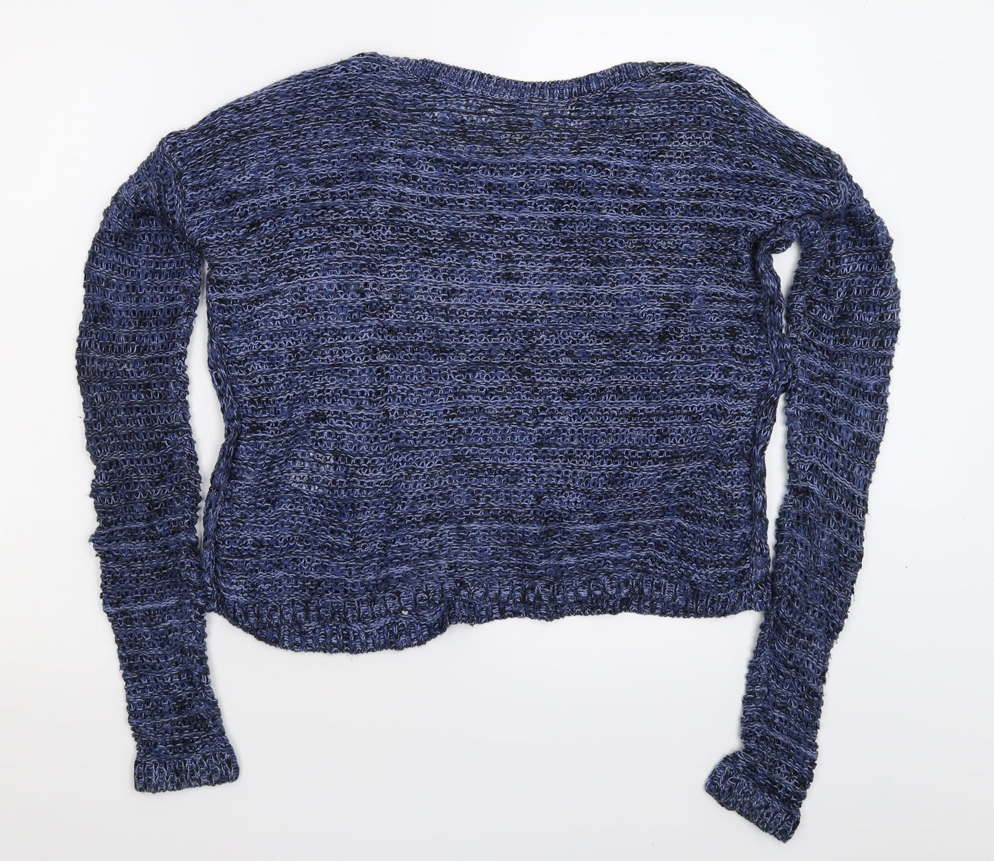 Hollister Womens Blue  Knit Pullover Jumper Size M