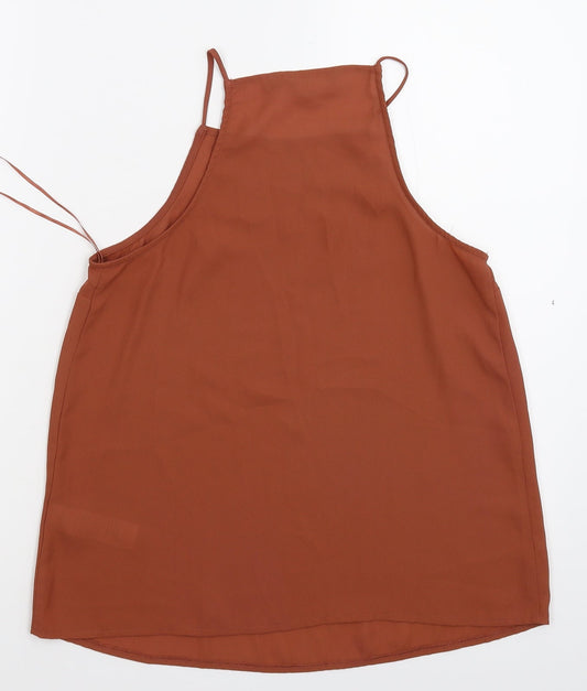 New Look Womens Beige Basic Tank Size 8