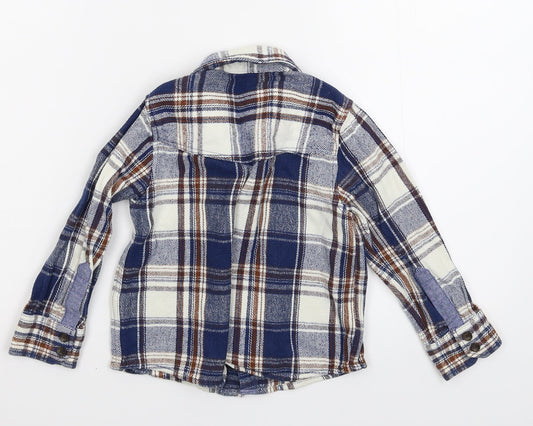 Global Explorer Boys Multicoloured Check Basic Button-Up Size 3 Years