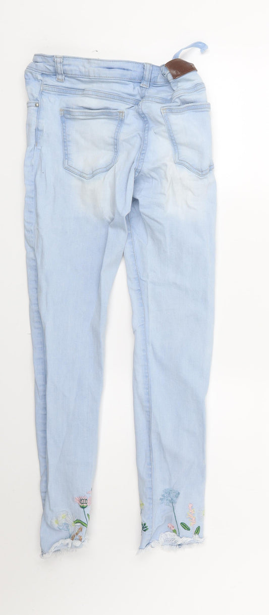 NEXT Girls Blue Skinny Jeans Size 13 Years